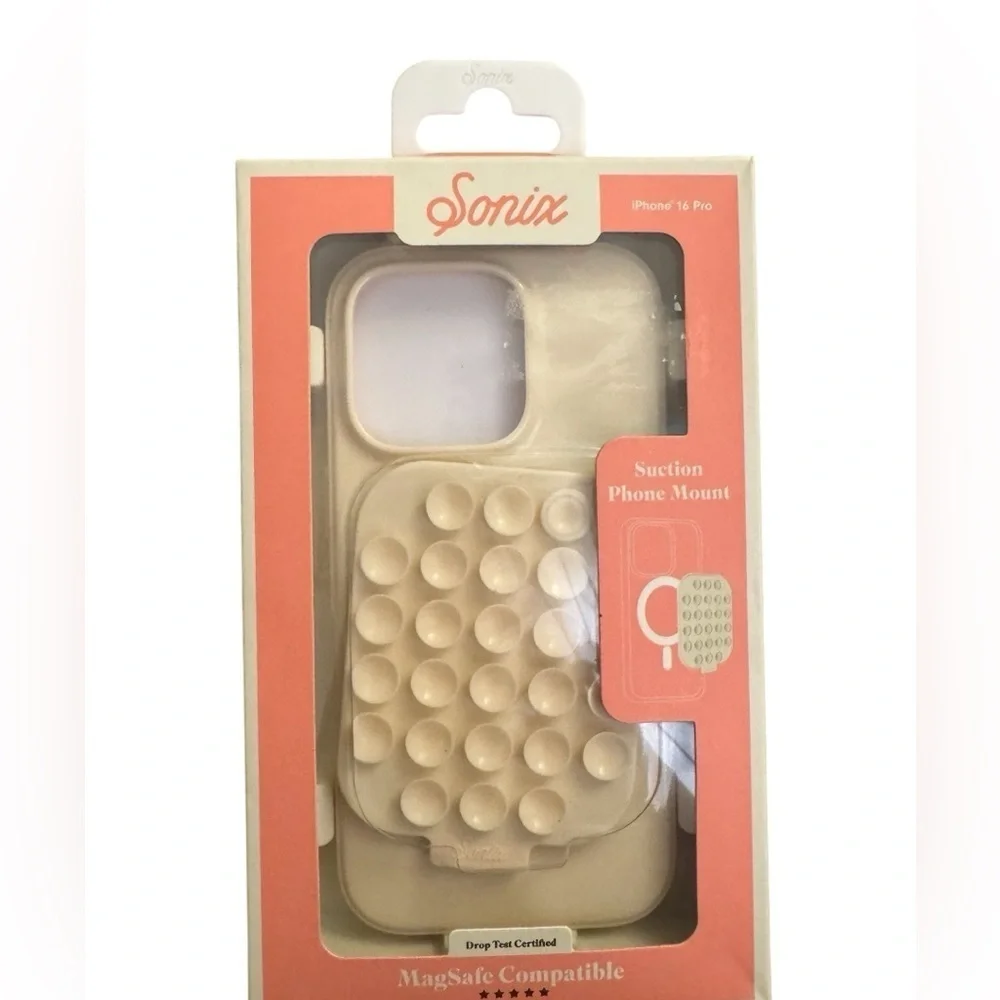 Sonix Suction Phone Case for iPhone 16 Pro in Ivory